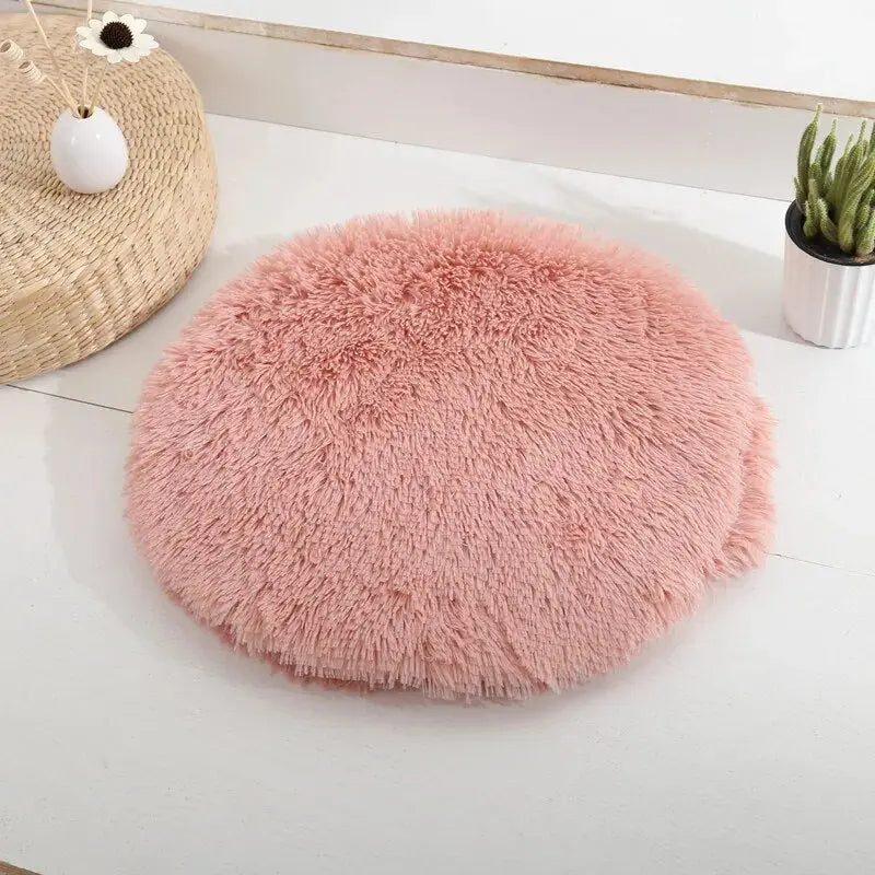 Pink pet cushion for cute and cozy naptime