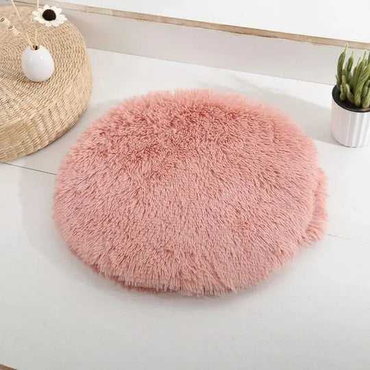 Pink pet cushion for cute and cozy naptime