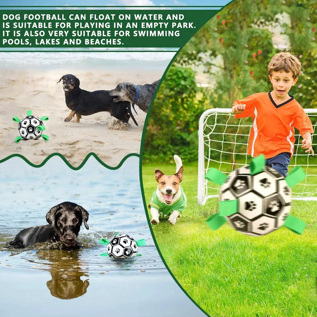Soft soccer ball for dogs