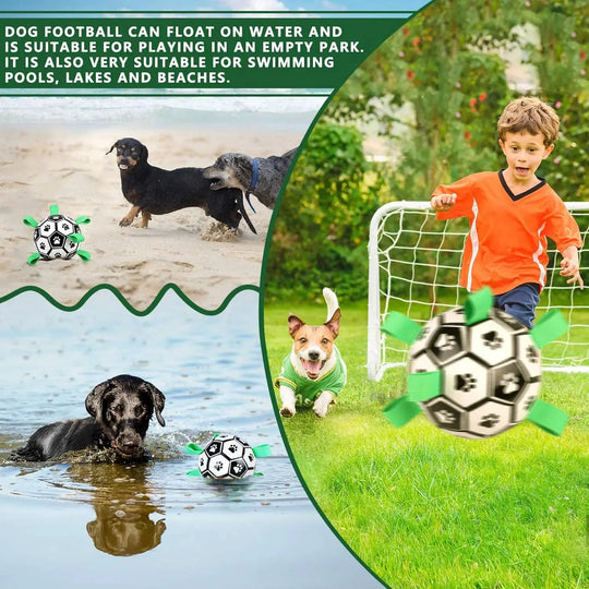 Soft soccer ball for dogs