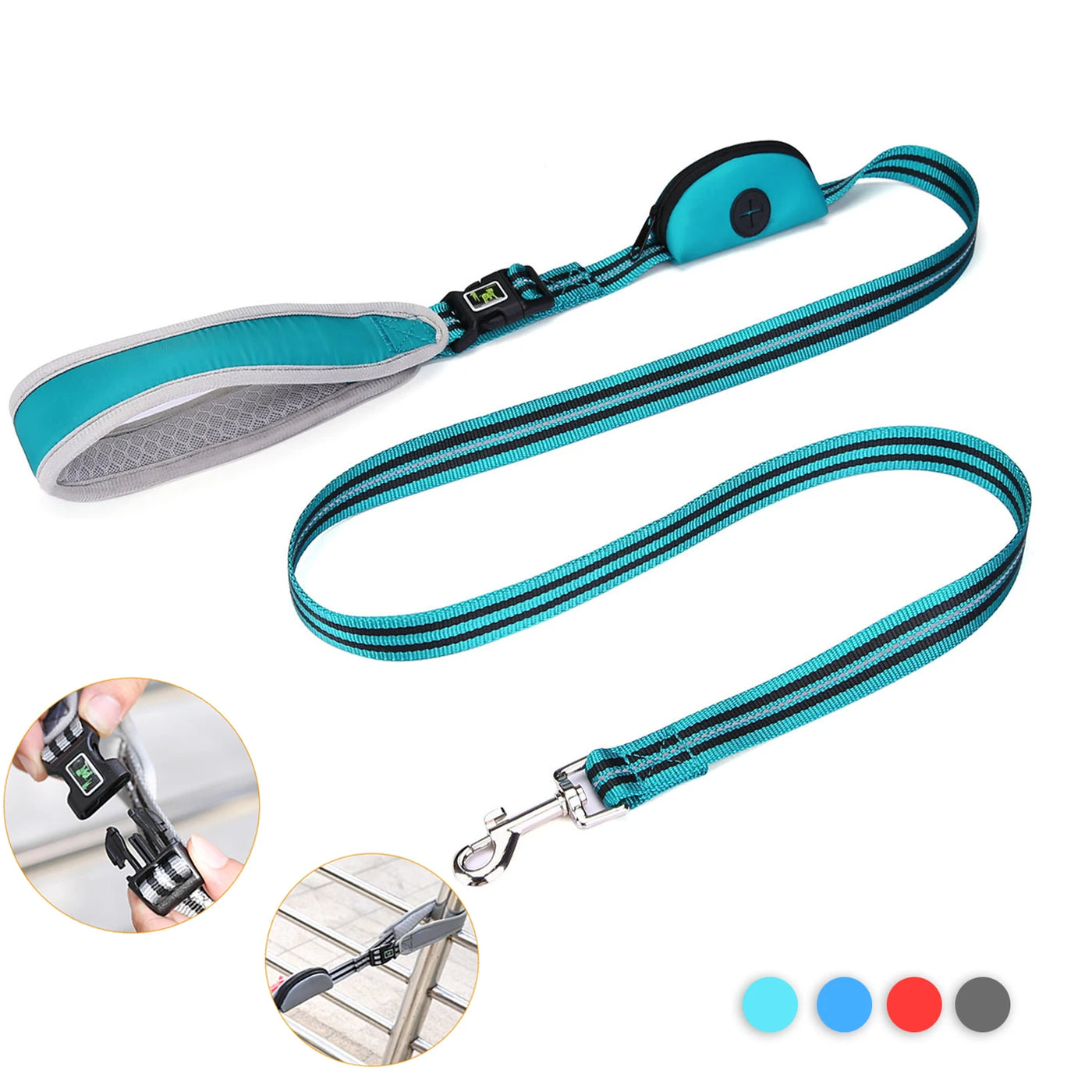 Strong nylon leash for daily dog walks