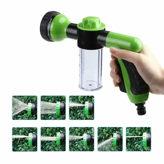 Pup bathing spray attachment for hassle-free bath time.