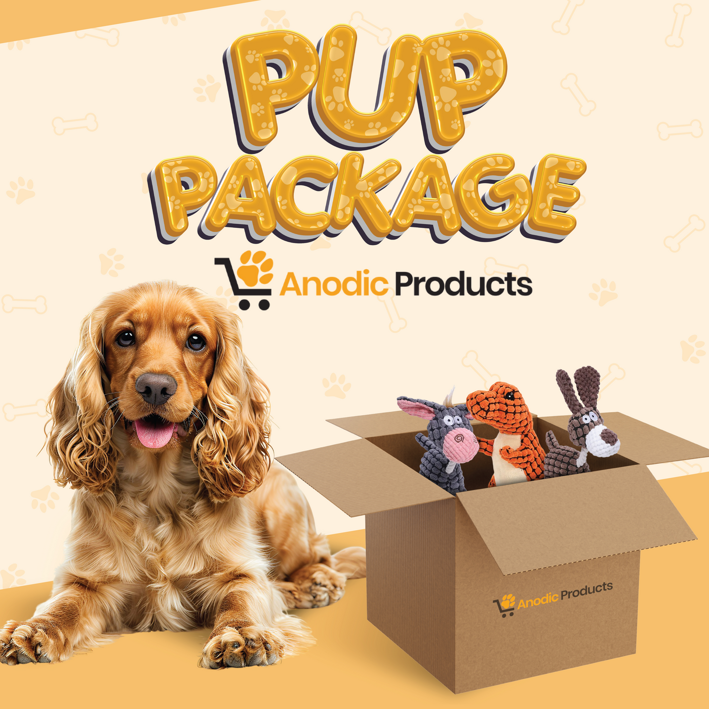 PupPackage - Box of Toys Each Month!