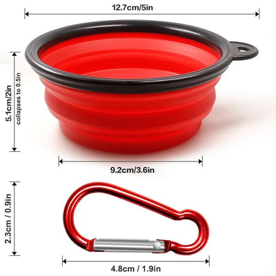 Easy-clean travel bowl for pets
