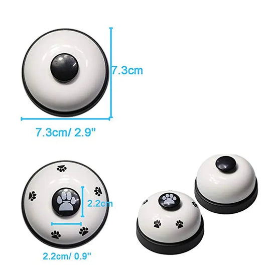 Dinner bell that pets ring to ask for food