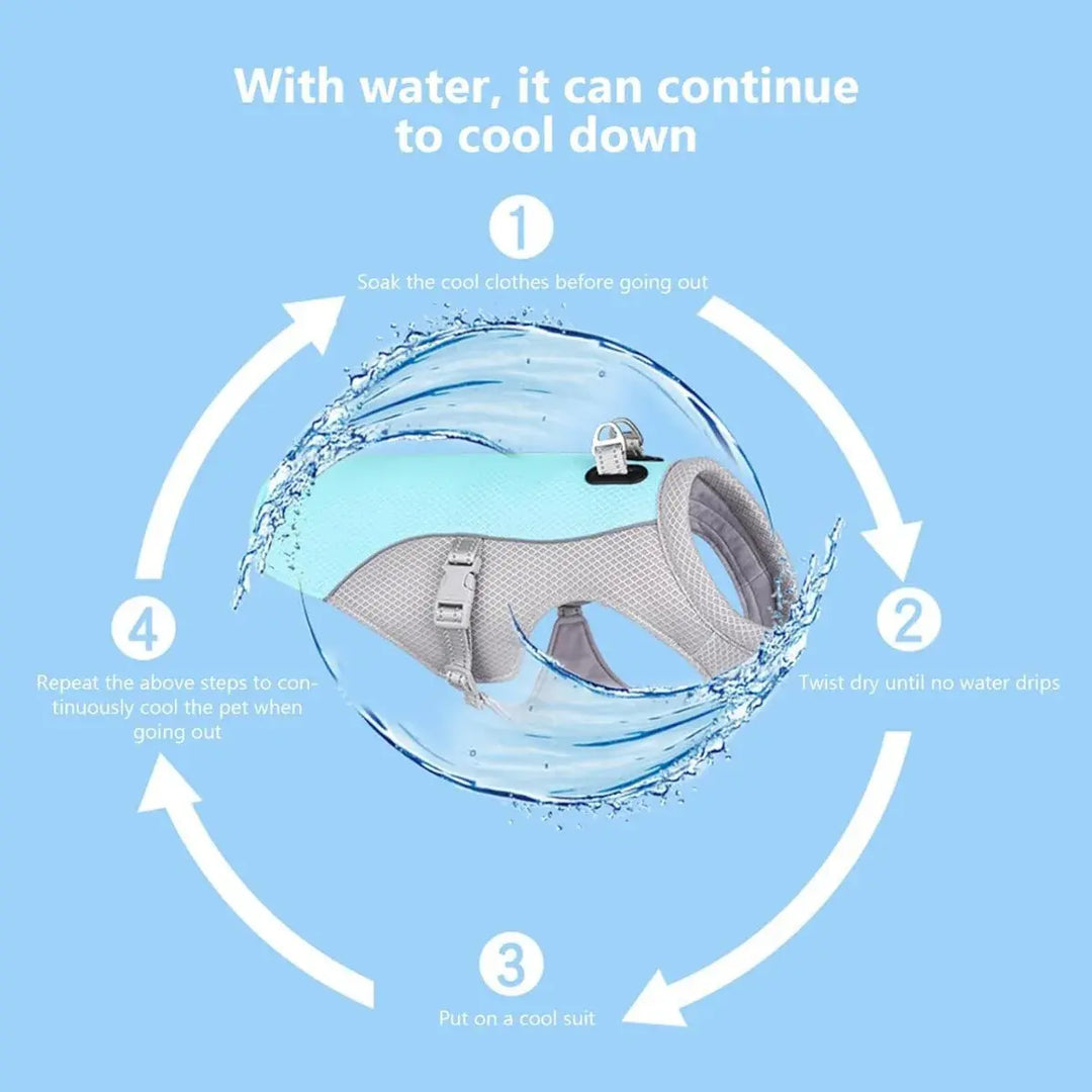 Summer Dog Cooling Vest Anodic Products