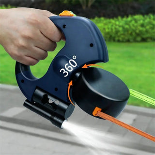 Side-by-Side Retractable Leash