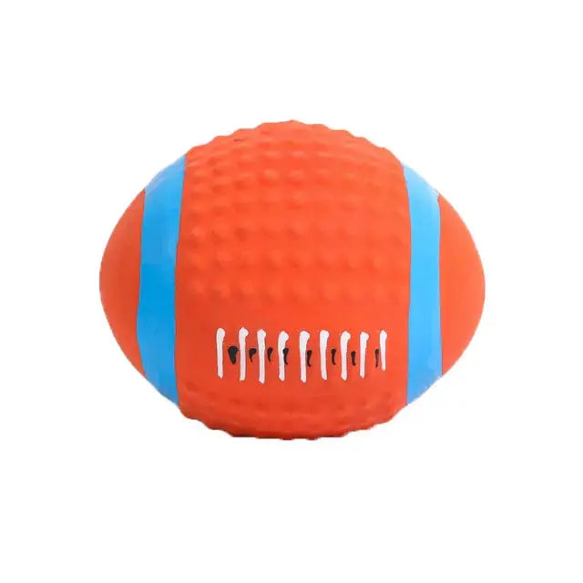 Long-lasting dog toy ball with squeaker inside