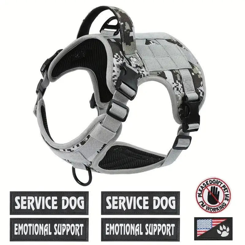 tactical dog harness
military dog harness
dog vest harness
tactical vest for dogs
no pull tactical dog harness
service dog tactical harness
adjustable tactical dog vest
heavy duty dog harness
dog harness with handle
large tactical dog harness