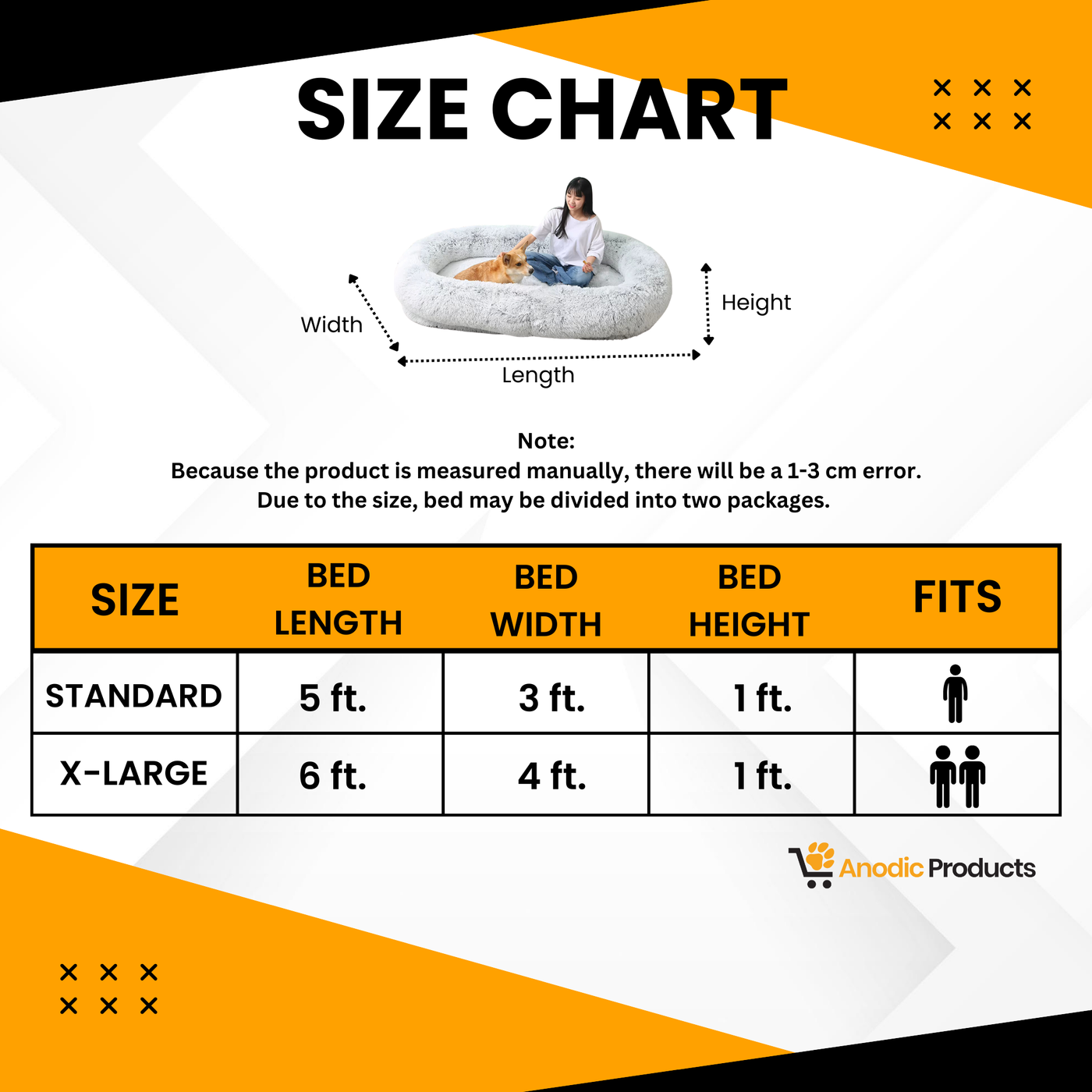 Best size for larger dogs, perfect waterproof bed
