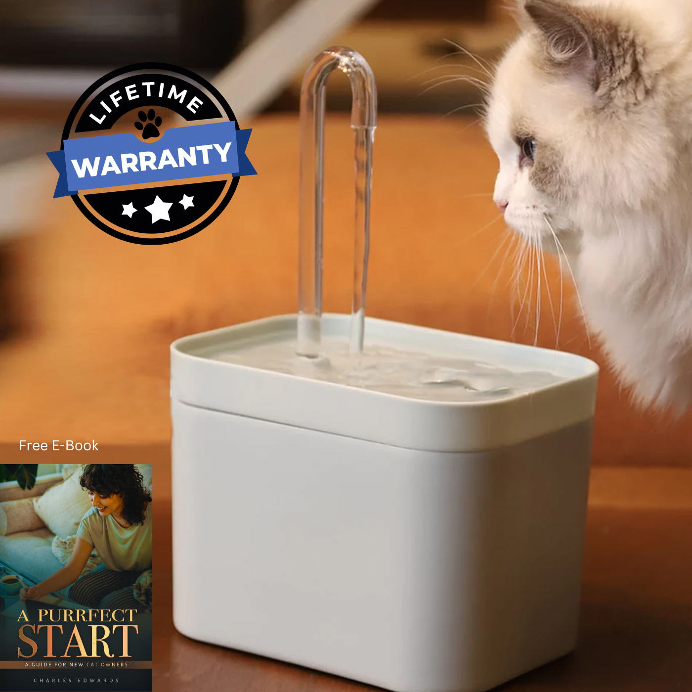 Vet Recommended Cat Water Fountain