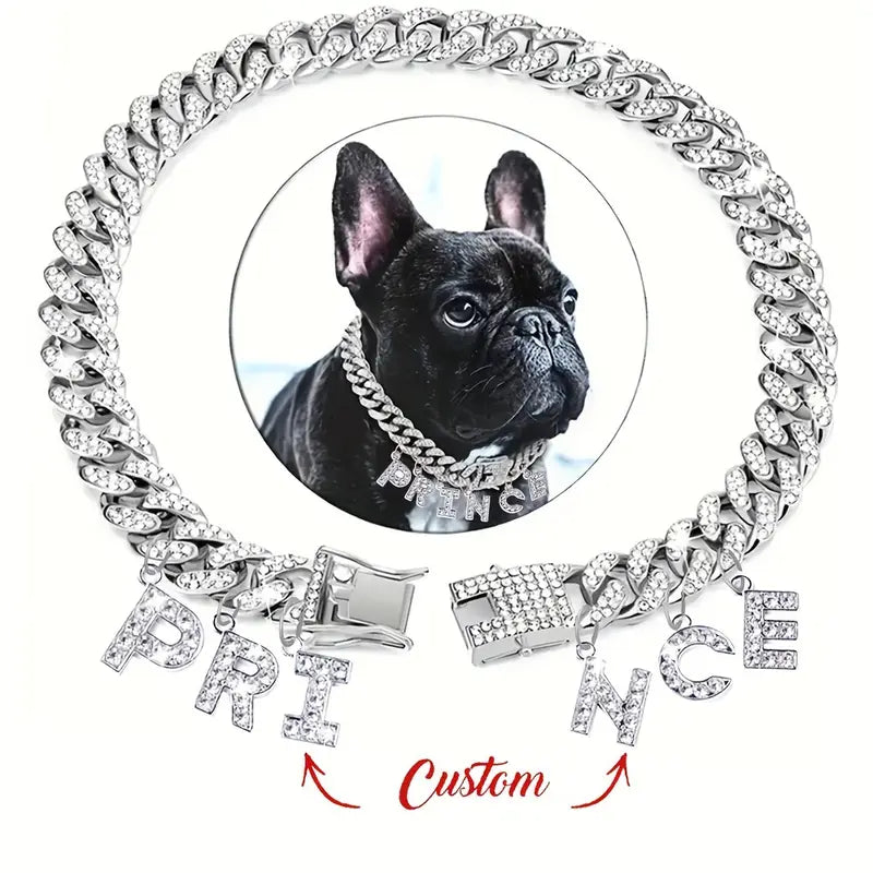 Dazzle Pup Personalized Chain Necklace