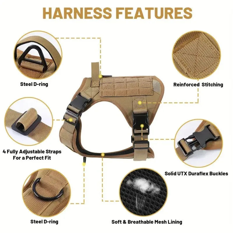 Ultimate Tactical Dog Harness Vest