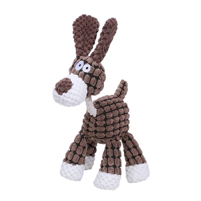 Durable squeaky toy designed for heavy chewers

