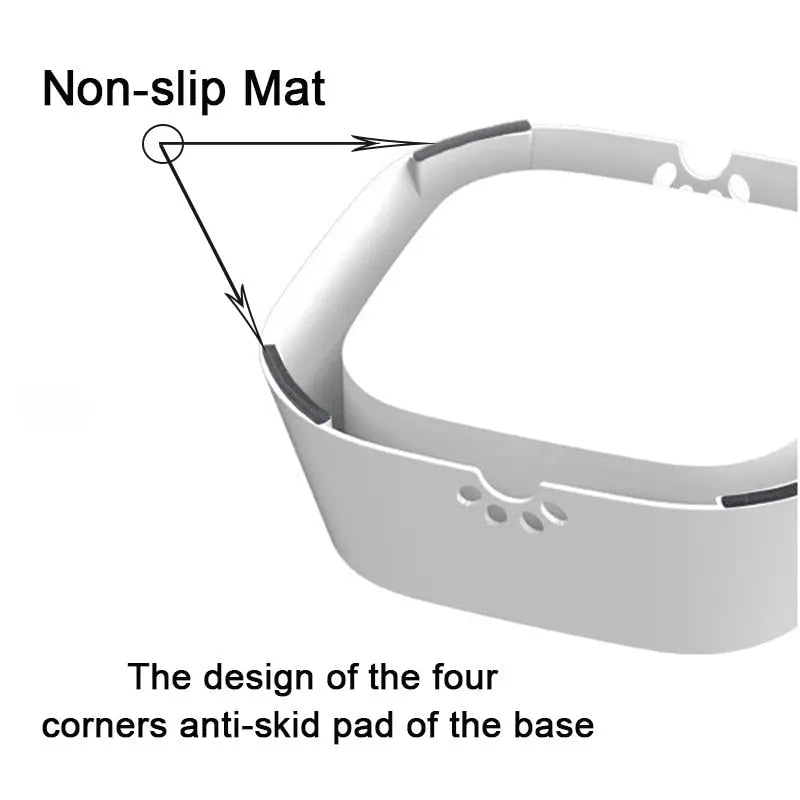non slip mat Pet No Spill Water Bowl

